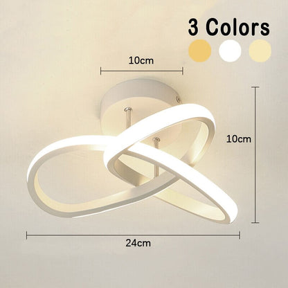 Moderne LED Loftlampe med 3 Ringe