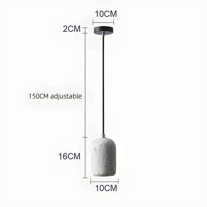 Moderne Cement Pendellampe - Dia 16cm