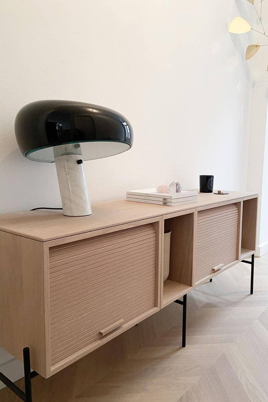 Elegant Marmor Bordlampe 28/40cm