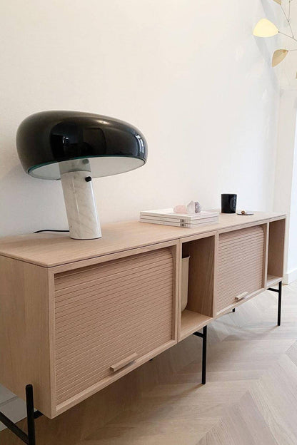 Elegant Marmor Bordlampe 28/40cm