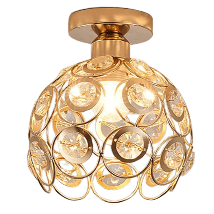 Luksus Guld Kugle Loftslampe | Elegant Design