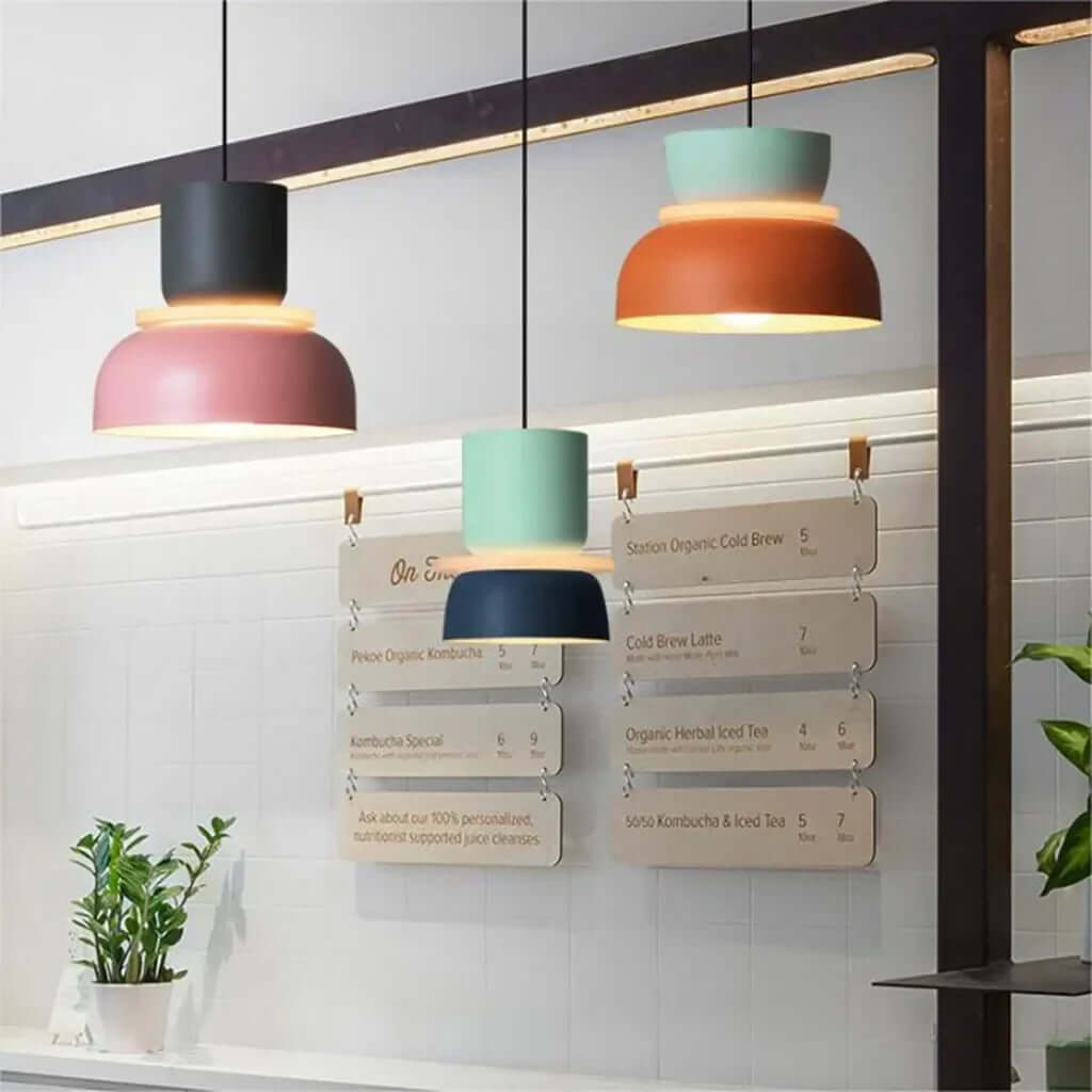 Farverig Nordisk Pendel - Akryl Design
