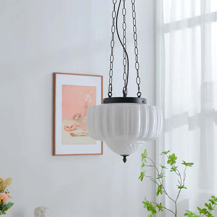 Minimalistisk Hvid Pendel - Moderne Design