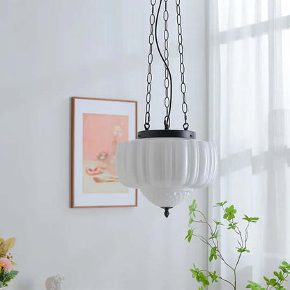 Minimalistisk Hvid Pendel - Moderne Design