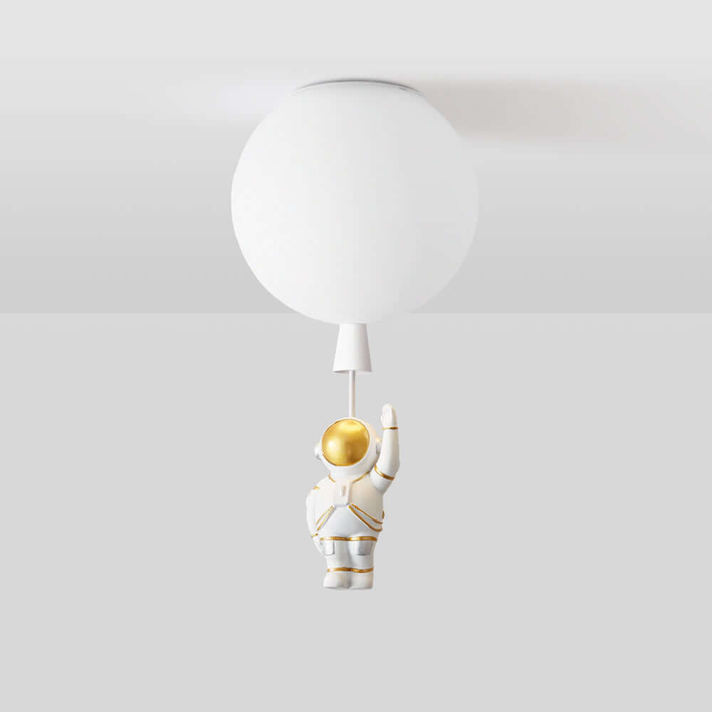 Moderne Måne Astronaut LED Loftslampe