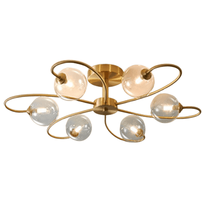 Elegant Loftslampe i Glas og Metal - BLOOM