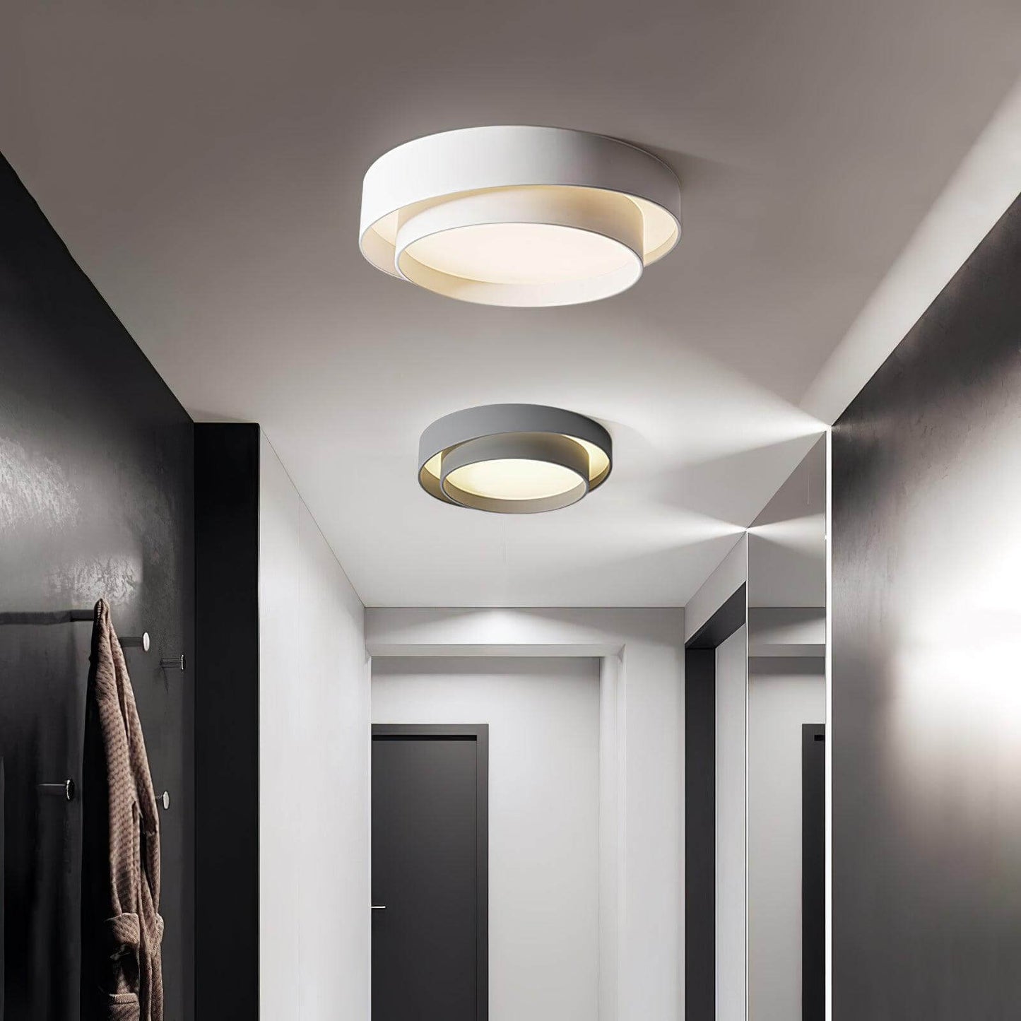 Moderne LED Loftlampe, Cylinder Design