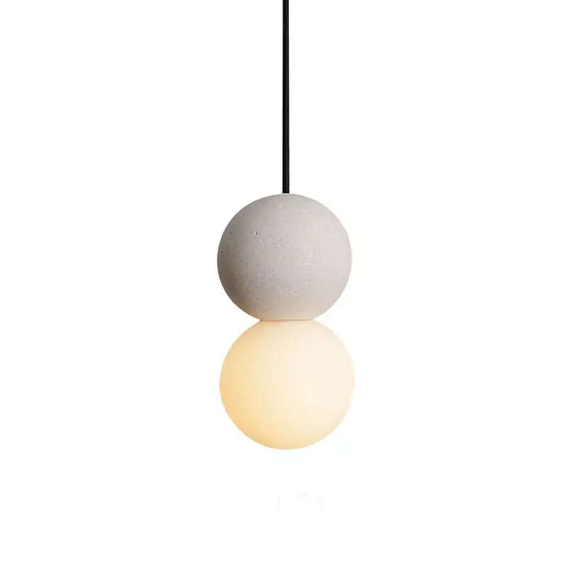 Elegant Pendellampe med Opal Glasdiffusor