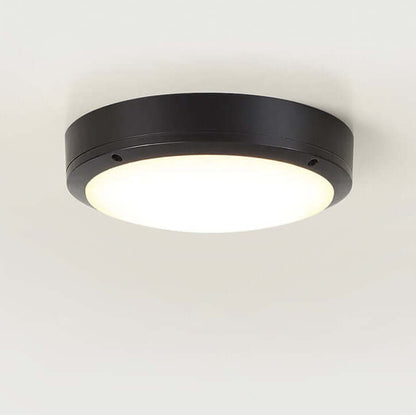 Vandtæt LED Udendørs Loftslampe Rund Aluminium