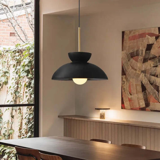 Elegant Pendellampe i Harpiks - D34cm