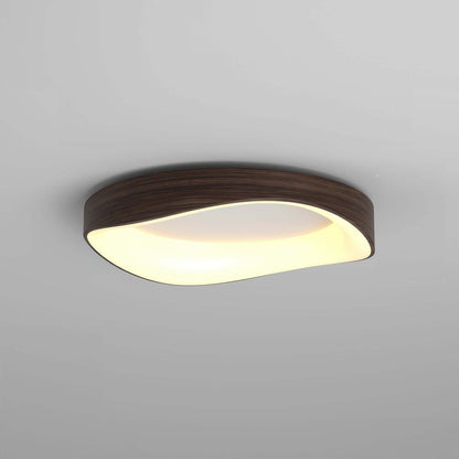 Moderne LED Loftslampe i Trædesign - 40/50/60cm