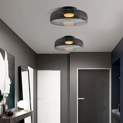 Elegant Glas Loftlampe - Nordisk Design