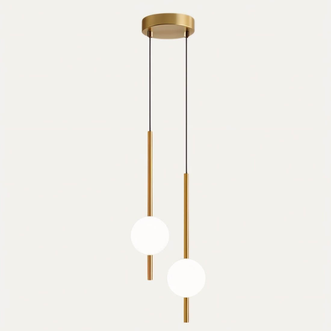 Elegant Glas Pendellampe - 10cm