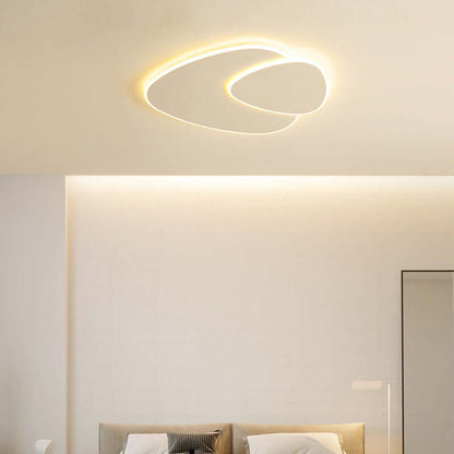 Minimalistisk LED-loftslampe, Elliptisk Design