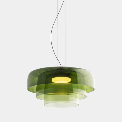 Elegant Glasloftlampe med LED | Justerbar