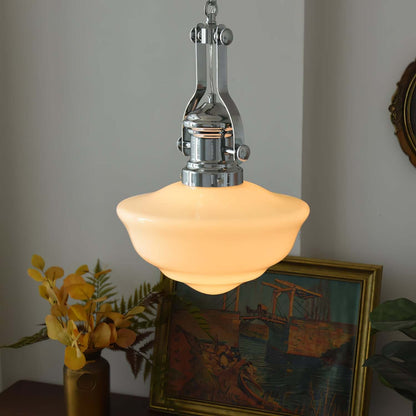 Elegant Skolehus Pendellampe - 30cm Glas