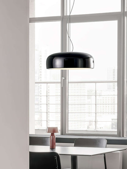 Moderne Pendellampe i Aluminium og Polykarbonat