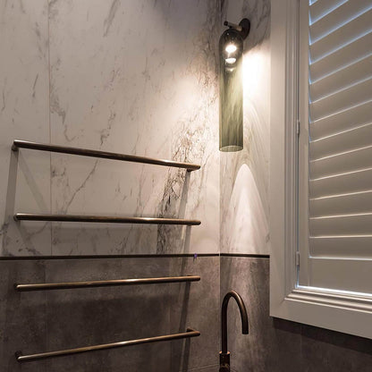 Elegant Kunstglas Lampe - Dia 10cm x H 48cm