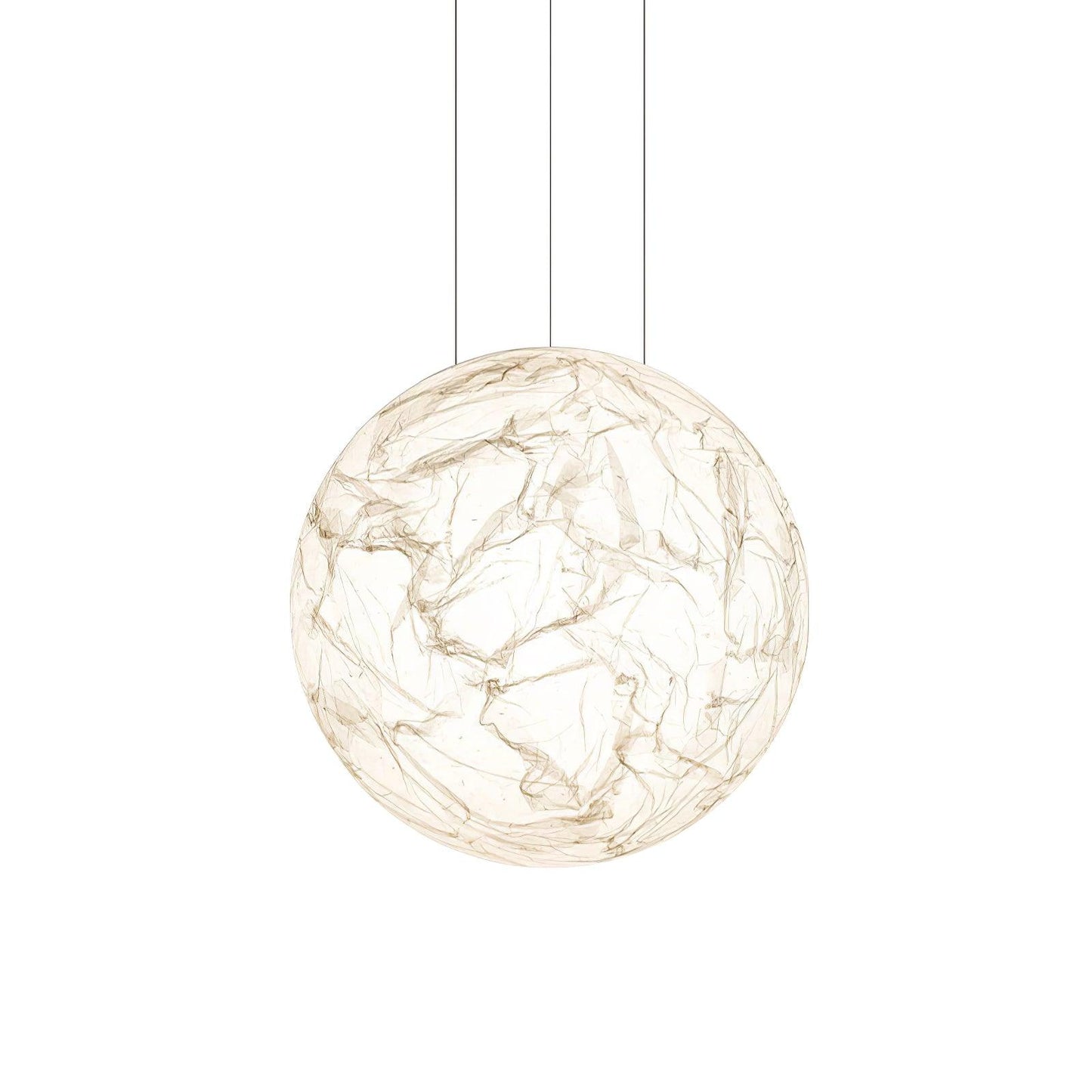 Elegant Silke Pendel Lampe - 3 Størrelser