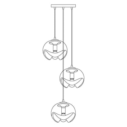 Elegant Bølge Pendellampe | Moderne Design