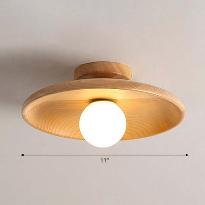 Moderne Lavt Skålformet Loftslampe