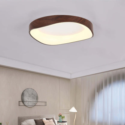 Moderne LED Loftslampe i Trædesign - 40/50/60cm