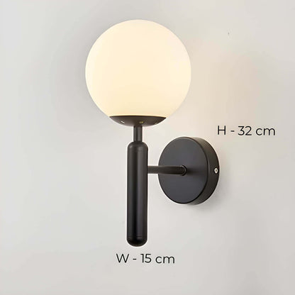 Elegant Glas Væglampe - Clair