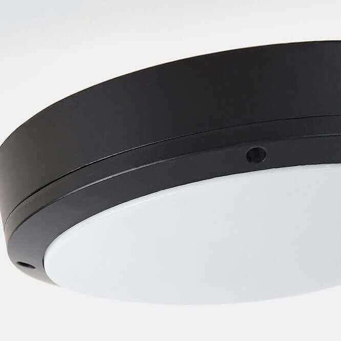 Vandtæt LED Udendørs Loftslampe Rund Aluminium