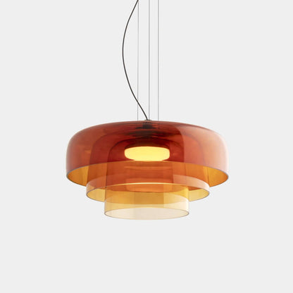 Elegant Glasloftlampe med LED | Justerbar