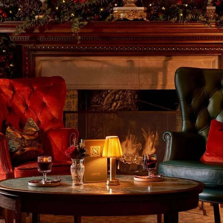 LED Trådløs Metal Bordlampe