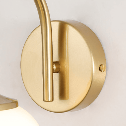 Skandinavisk Væglampe i Jern - 14x23 cm