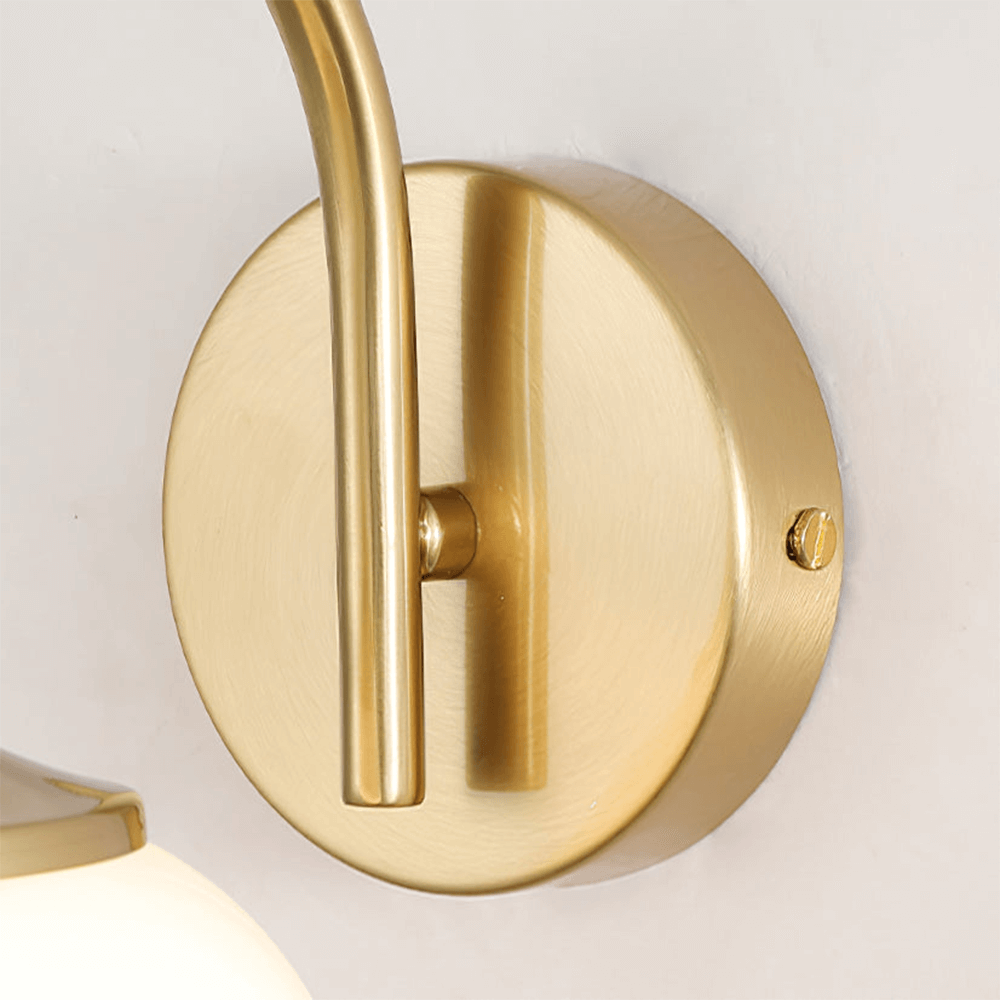 Skandinavisk Væglampe i Jern - 14x23cm