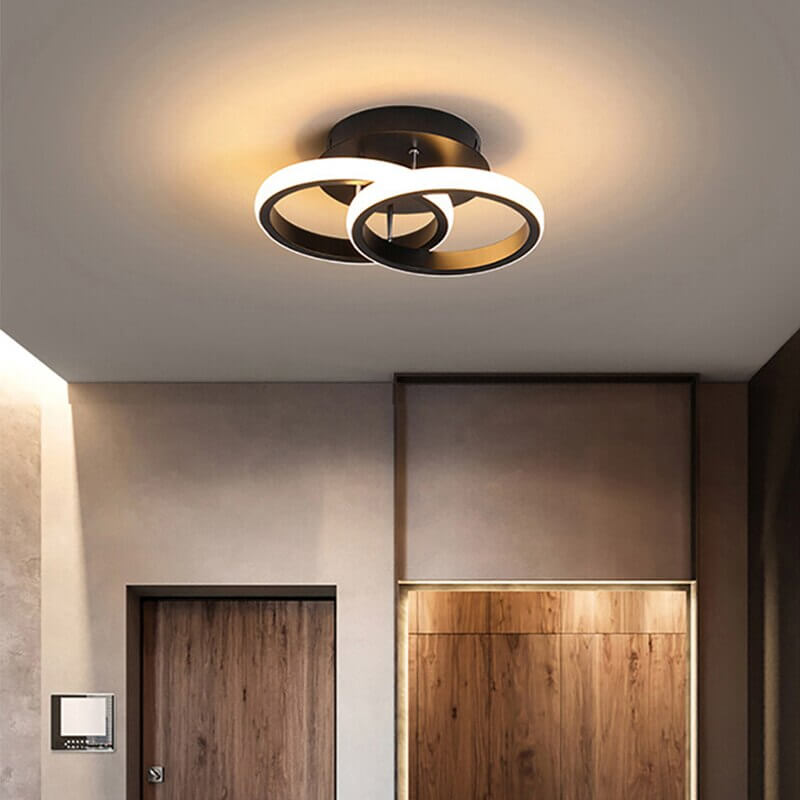 Moderne LED Loftlampe med 3 Ringe