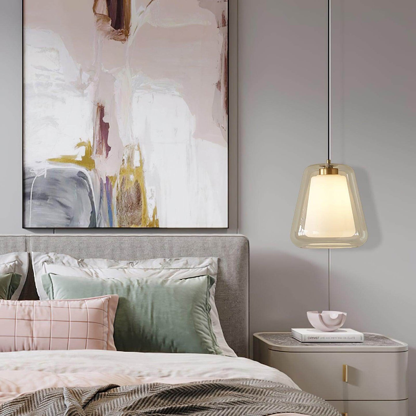 Elegant Glas Pendellampe - Moderne Design