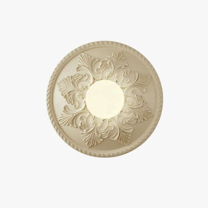 Moderne Harpiks Væglampe i Mælkekaffe