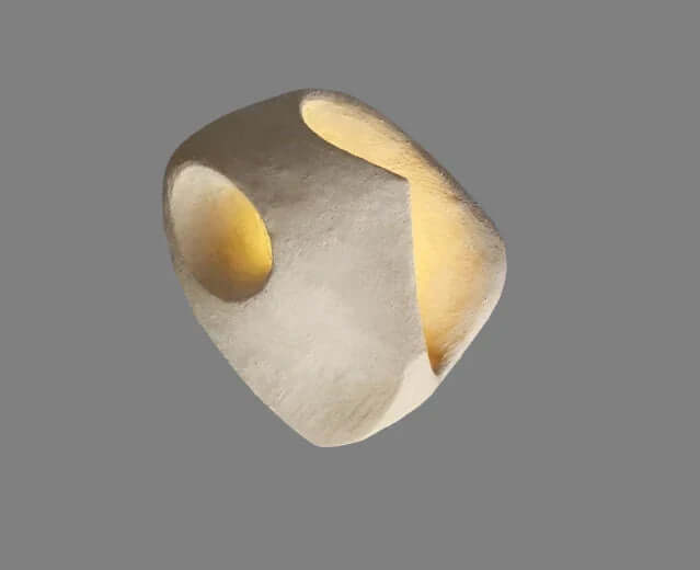 Kunstnerisk Væglampe i Cement - Edda