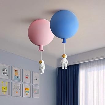 Moderne Måne Astronaut LED Loftslampe