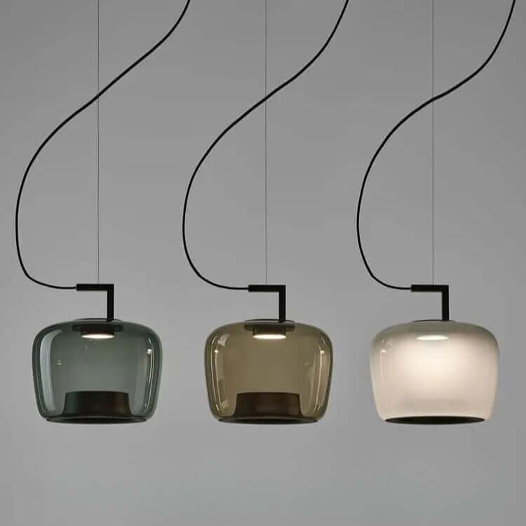 Elegant Pendellampe med Glaskugle - Køkkenlampe