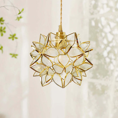 Elegant Kapiz Pendellampe