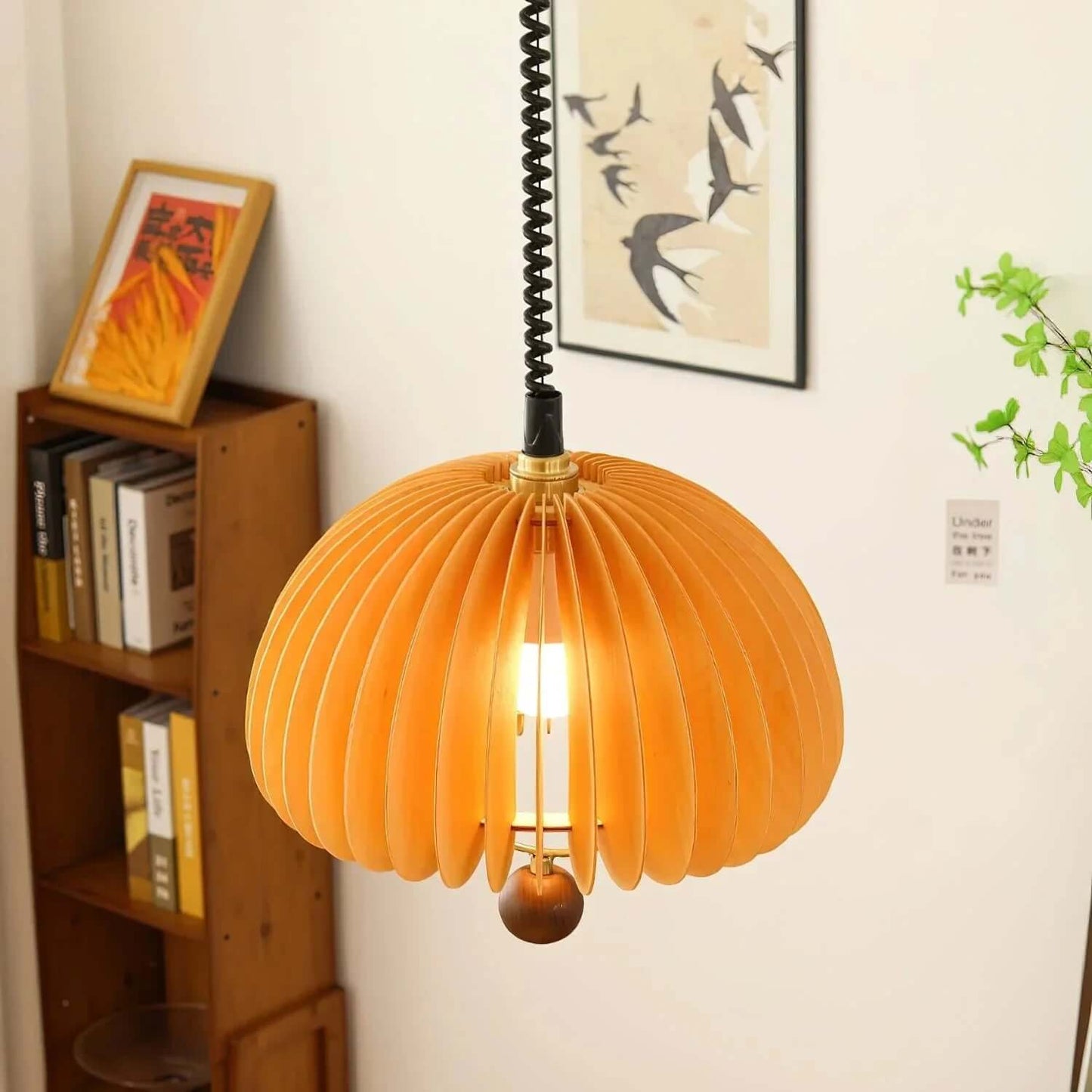 Justerbar Græskar Pendel Lampe