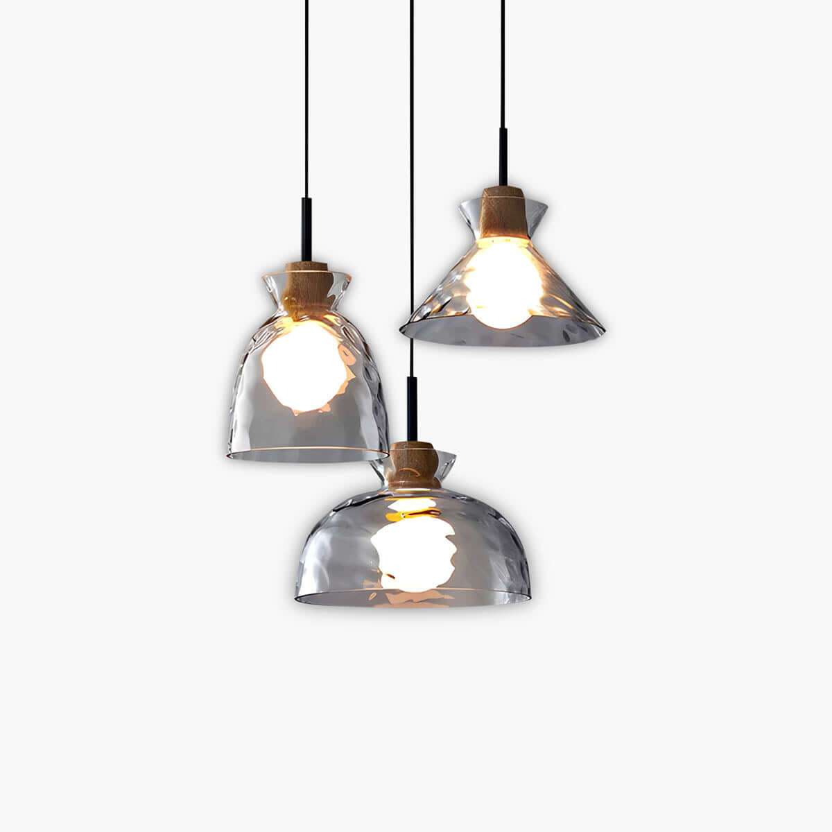 Elegant Glas Lysekrone | Moderne Design