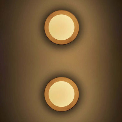 Elegant Trævæglampe i Hvidt - Minimalistisk Design