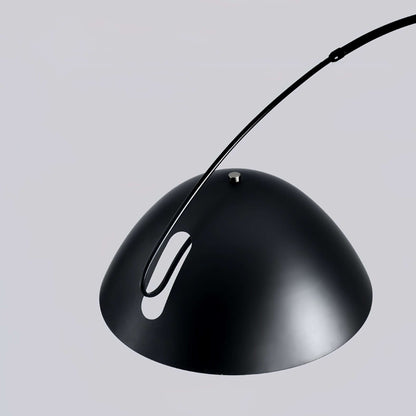 Justerbar bue gulvlampe i metal