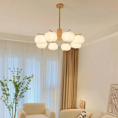 Moderne Loftslampe i Træ & Metal