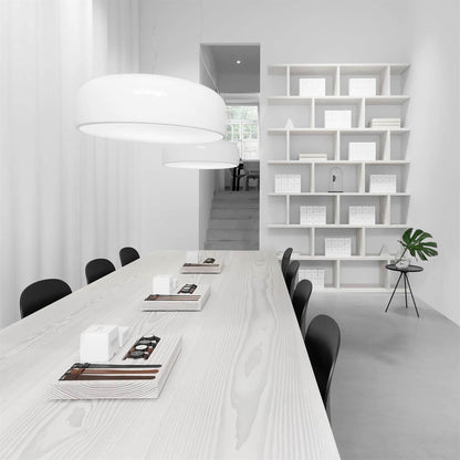 Moderne Pendellampe i Aluminium og Polykarbonat