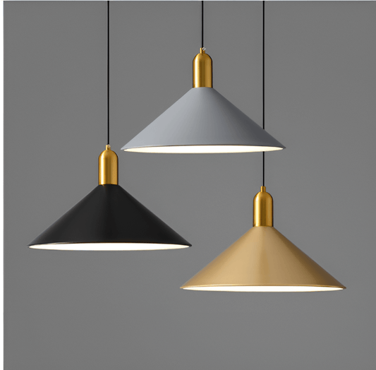 Elegant Kegleformet Pendellampe 35cm