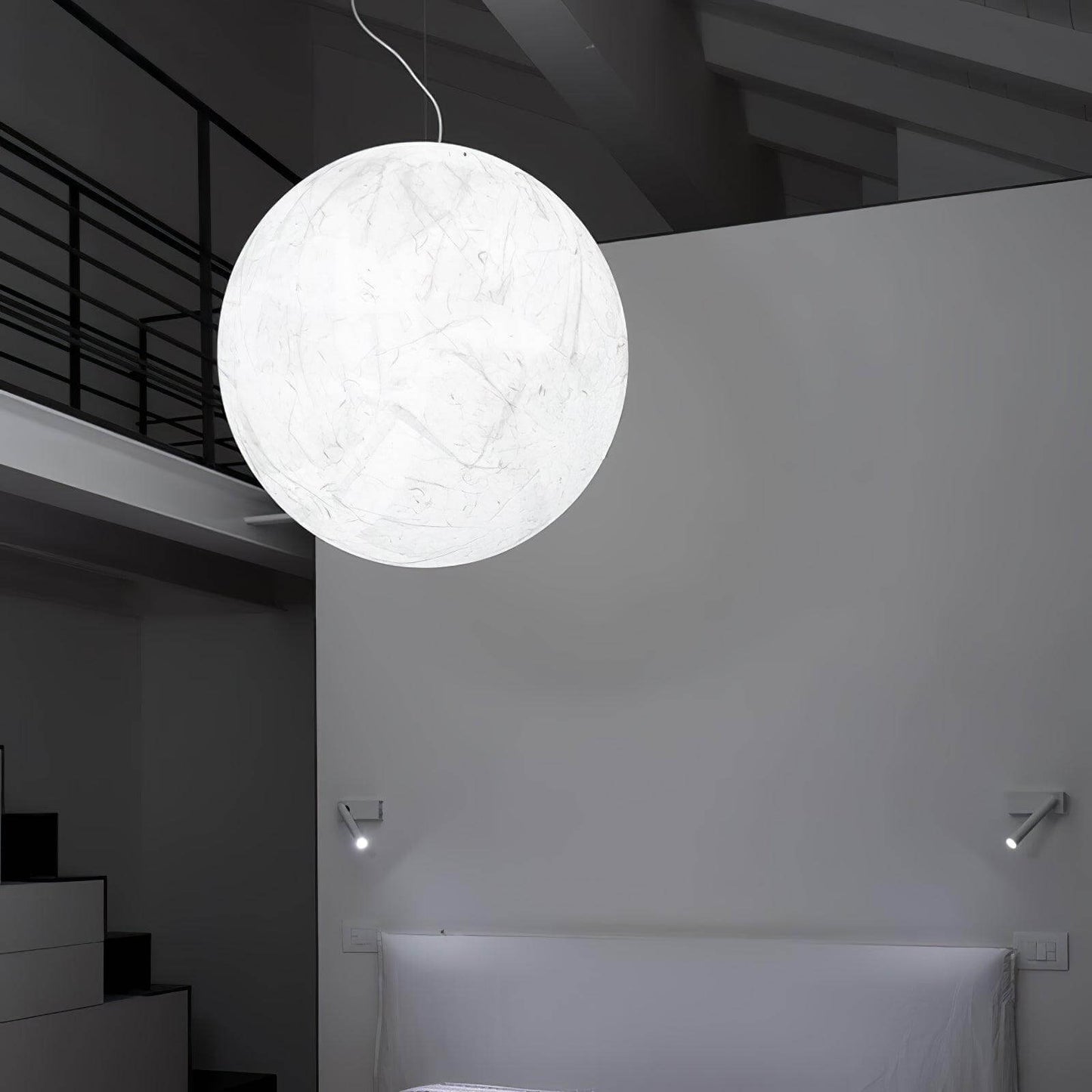 Elegant Silke Pendel Lampe - 3 Størrelser