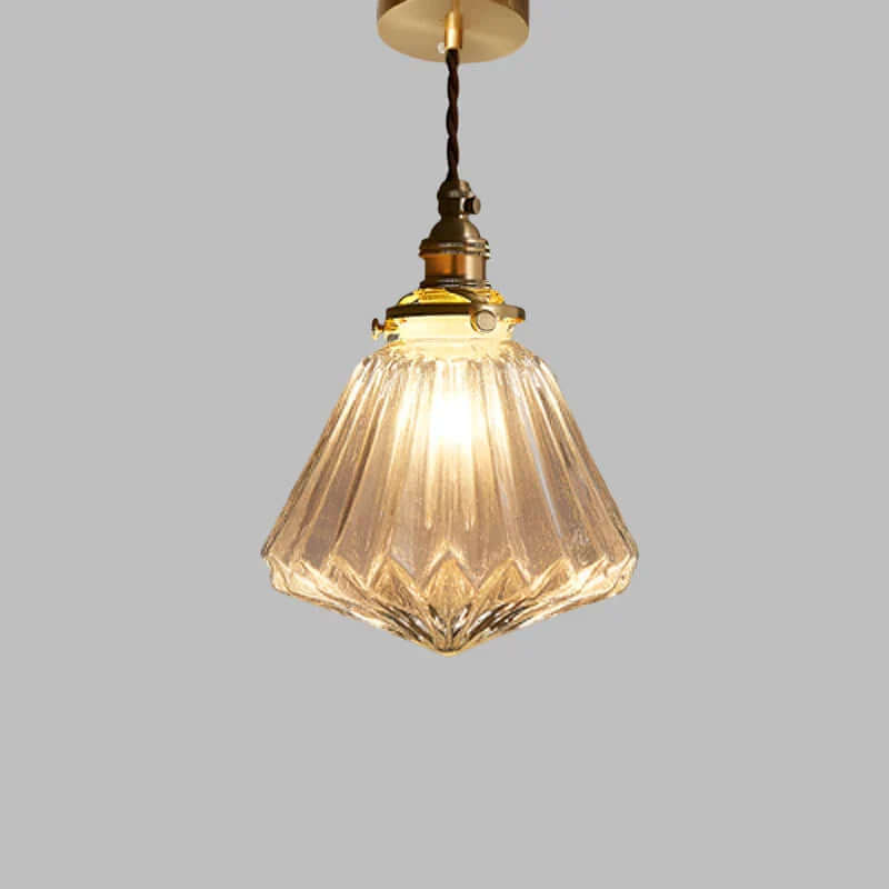 Elegant Krystalglas Pendellampe