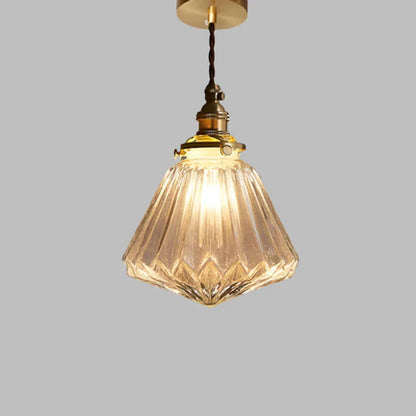 Elegant Krystalglas Pendellampe