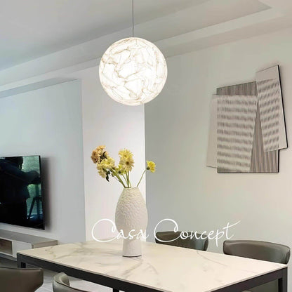 Elegant Silke Pendel Lampe - 3 Størrelser